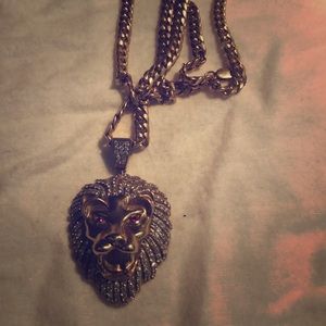 Lion Head Necklace